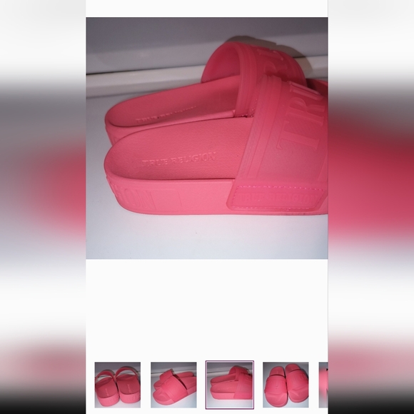 True Religion Slide Sandals Blck&PINK BUNDLE DEAL - Picture 9 of 9
